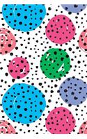 Journal Notebook Circles and Spots Pattern 3: 110 Page Lined and Numbered Journal With Index Pages In Portable 6 x 9 Size, Perfect For Writing, Taking Notes, List Making, Journaling and Doodling