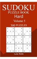 300 Hard Sudoku Puzzle Book