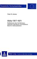 Abitur 1917 - 1971