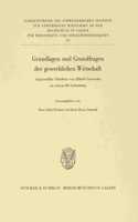 Grundlagen Und Grundfragen Der Gewerblichen Wirtschaft