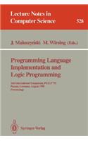 Programming Language Implementation and Logic Programming