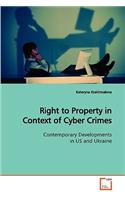 Right to Property in Context of Cyber Crimes
