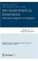 Von Government Zu Governance: Informelles Regieren Im Vergleich