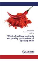 Effect of milling methods on quality parameters of Byadagi chilli