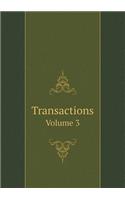 Transactions Volume 3