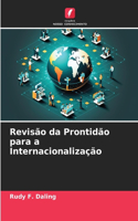 Revisão da Prontidão para a Internacionalização
