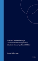 Law in Greater Europe