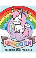 Unicorn Coloring Books for Girls: Happy Unicorn Coloring Books For Girls 4-8 for Girls, Children, Toddlers, Kids