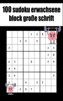 100 sudoku erwachsene block große schrift