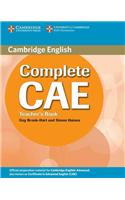 Complete CAE Teacher's Book