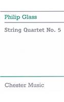 Glass: String Quartet No. 5 Score