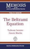 The Beltrami Equation