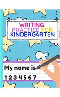 Writing Practice for Kindergarten