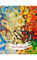 Sketchbook: 100+ Blank Pages For Sketching, Drawing, Doodling and Creative Writing(12 Sketch with Love Books)