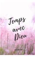 Temps avec Dieu cahier: Carnet chrétien, 108 pages grille de points (6x9 / 15,24 x 22,86 cm) pour la prière, les sermons, l'église et les dates