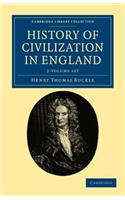 History of Civilization in England 2 Volume Set