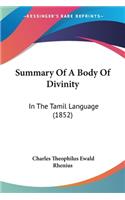 Summary Of A Body Of Divinity