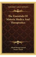 Essentials of Materia Medica and Therapeutics