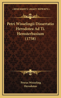 Petri Wisselingii Dissertatio Herodotea Ad Ti. Hemsterhusium (1758)