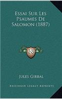 Essai Sur Les Psaumes De Salomon (1887)