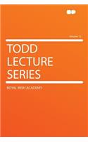 Todd Lecture Series Volume 12