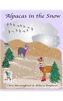 Alpacas in the Snow