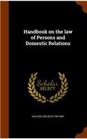 Handbook on the law of Persons and Domestic Relations