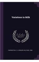 Variations in Milk