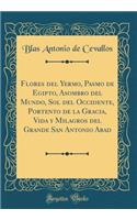 Flores del Yermo, Pasmo de Egipto, Asombro del Mundo, Sol del Occidente, Portento de la Gracia, Vida Y Milagros del Grande San Antonio Abad (Classic Reprint)