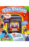 Fire Station Activity Book and Playset