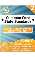 Second Grade Common Core Workbook - Student Edition