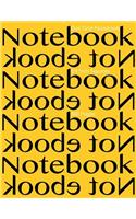 Dot Grid Notebook 1/4 Inch Squares 160 pages: Notebook Not Ebook with yellow cover, 8.5"x11" 1/4 inch dot grid graph paper, perfect bound, ideal for structuring sketches