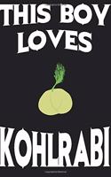 This Boy Loves KOHLRABI Notebook