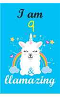I am 9 & llamazing