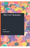 Shit I Can't Remember