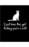 I just have this gut feeling you're a cat!