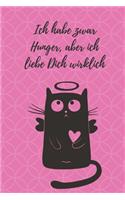 Katzen-Notizbuch / Malbuch / Tagebuch: Individuelles personalisiertes blanko Mädchen & Frauen Namen Notizbuch, blanko DIN A5 Seiten. Ideal als Uni ... Weihnachts & Geburtstags Geschenk fü