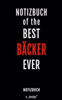 Notizbuch für Bäcker