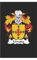 Urrutia: Urrutia Coat of Arms and Family Crest Notebook Journal (6 x 9 - 100 pages)