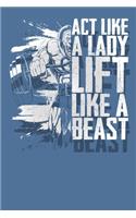 Act Like a Lady Lift Like a Beast