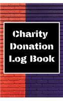 Charity Donation Log Book