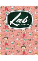 Lab Notebook: Laboratory Record Graph Note Book Diary for Primary Record of Research, Hypotheses, Experiments and Initial Analysis, Cute Circus Cover(89 Lab Notebooks)