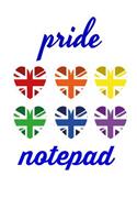 Pride Notepad: Homework Book Composition and Journal Diary