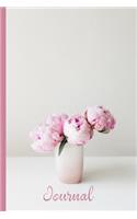 Peonies Journal: Peony Flowers, Flowers in Garden - 6 x 9" - Notebook, Diary, Doodle, Write, Notes, Sketch Pad, Notebook, Blank Book