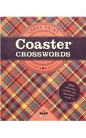 Large Print-Coaster Crosswords 1: Autumn Plaid