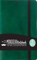 Monsieur Notebook - Real Leather A6 Green Sketch