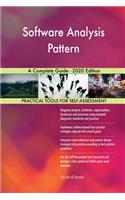Software Analysis Pattern A Complete Guide - 2020 Edition