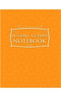 Jiu Gong Ge Paper Notebook: Chinese Writing Paper, Pinyin Jiu Gong Ge Graph Paper - Orange Cover