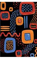 Journal Notebook Colorful Abstract Pattern 3