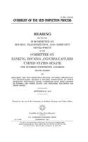 Oversight of the HUD inspection process